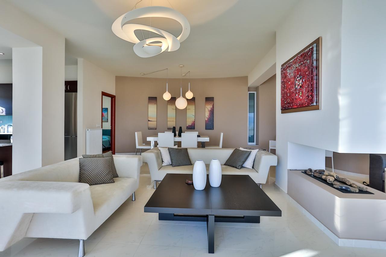 Antiopi Luxury Villa アギア・ペラギア エクステリア 写真