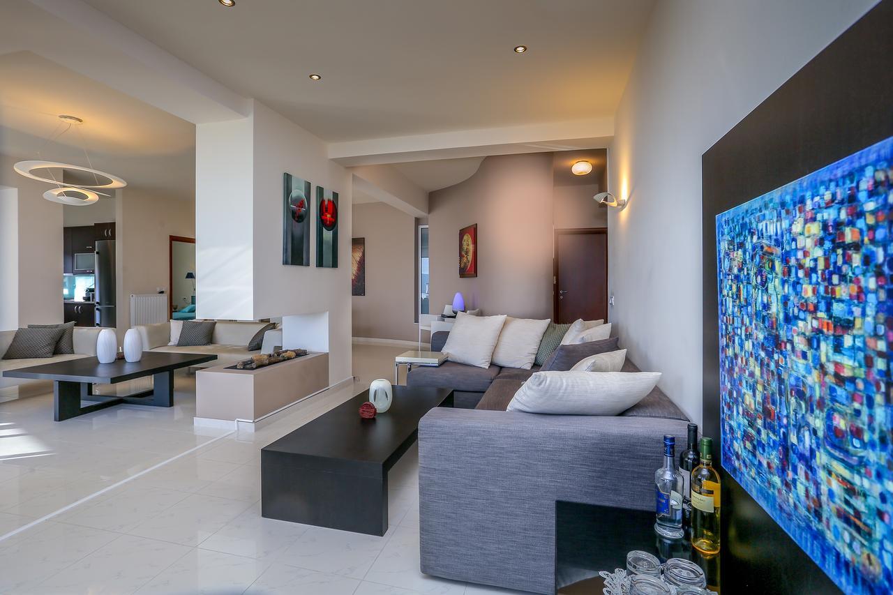 Antiopi Luxury Villa アギア・ペラギア エクステリア 写真